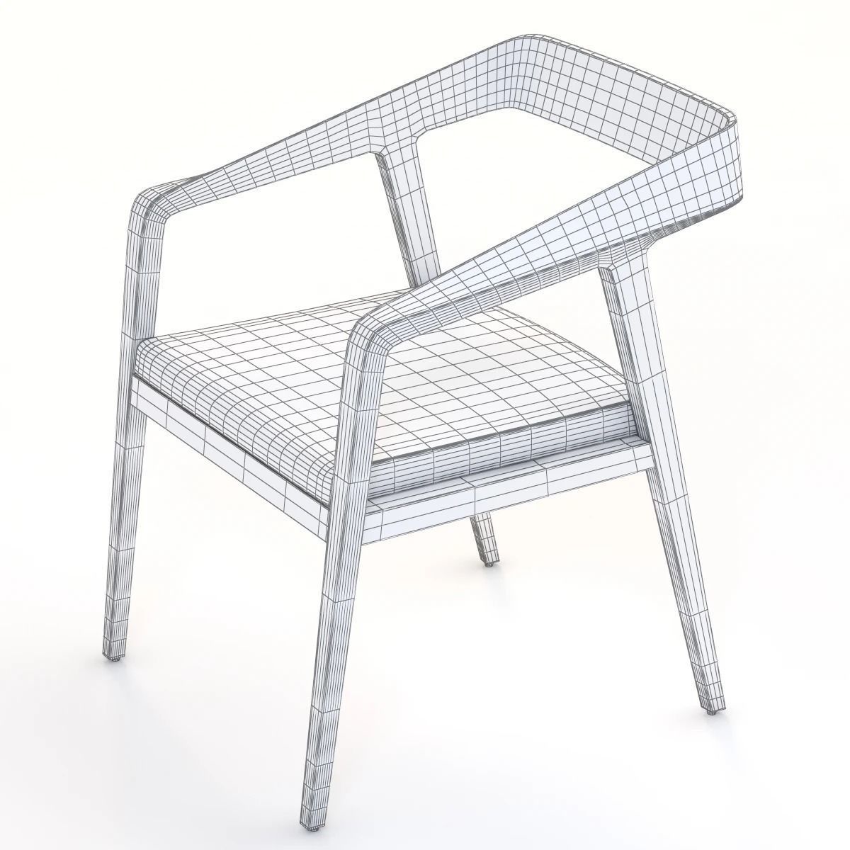 Full Twist Side Chairs Geiger 3D model_10