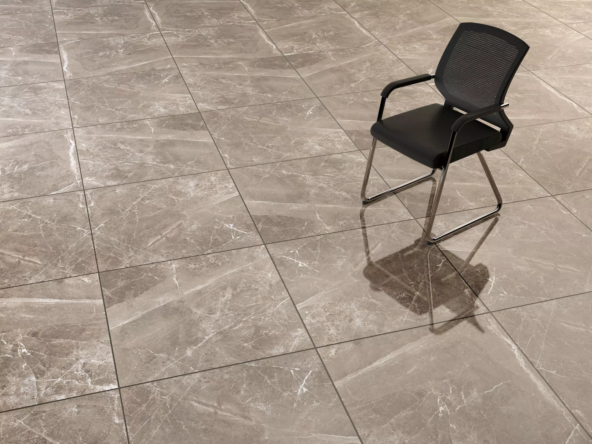 Victoria Smoke Marble Gloss Tile 800 x 800 mm Texture Map Texture_0