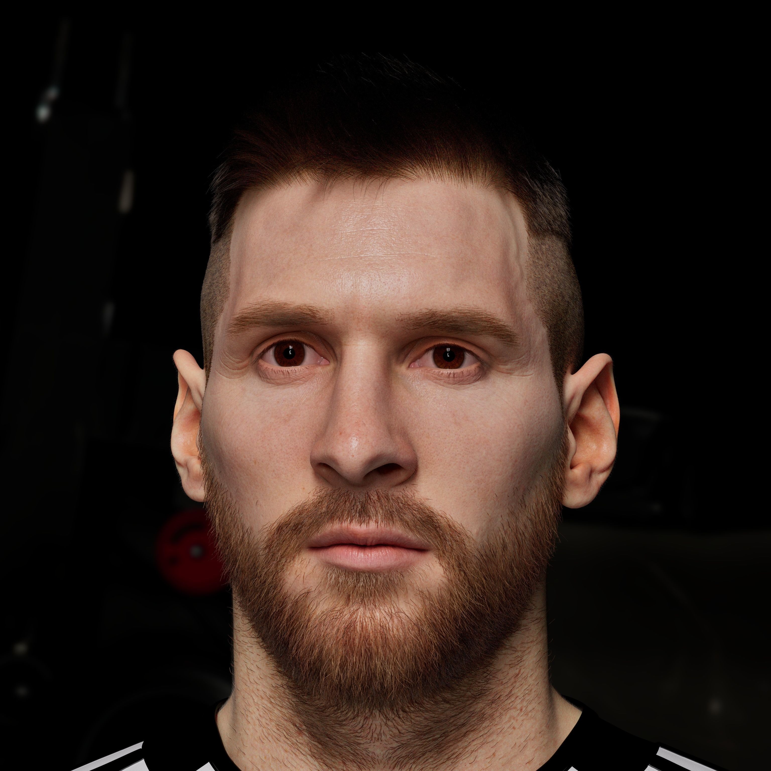 Lionel Messi 3D model_7