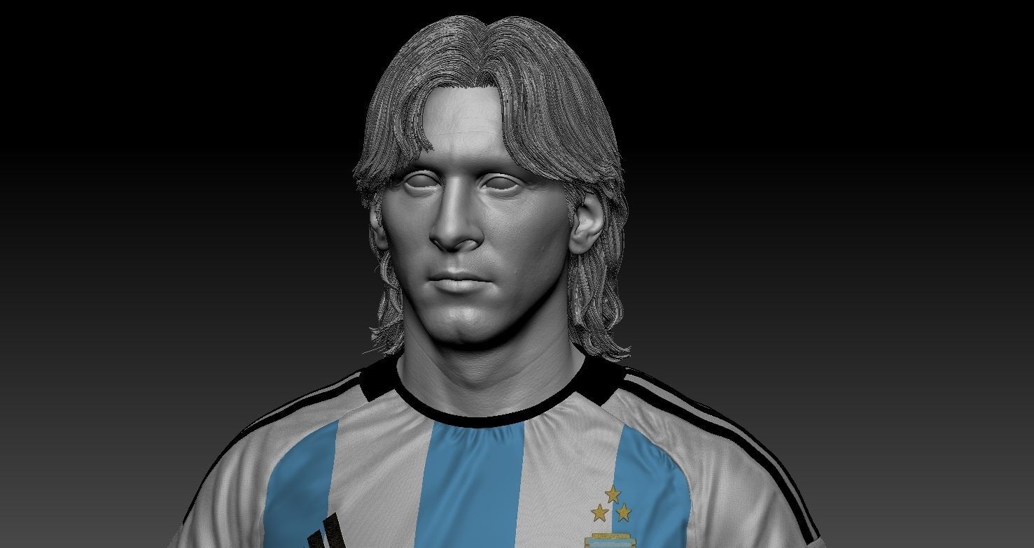 Lionel Messi 3D model_2