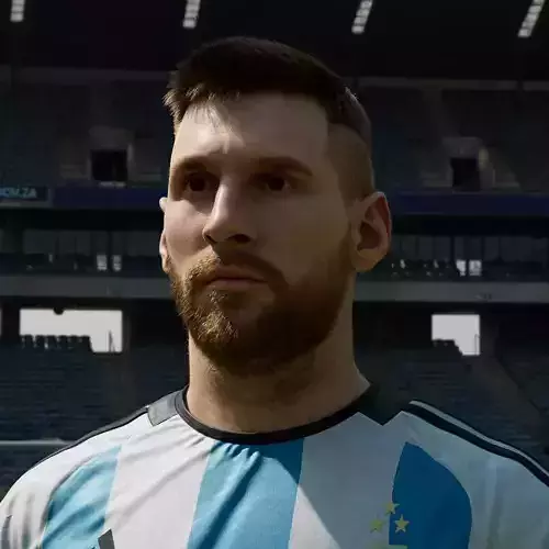 Lionel Messi  3D model