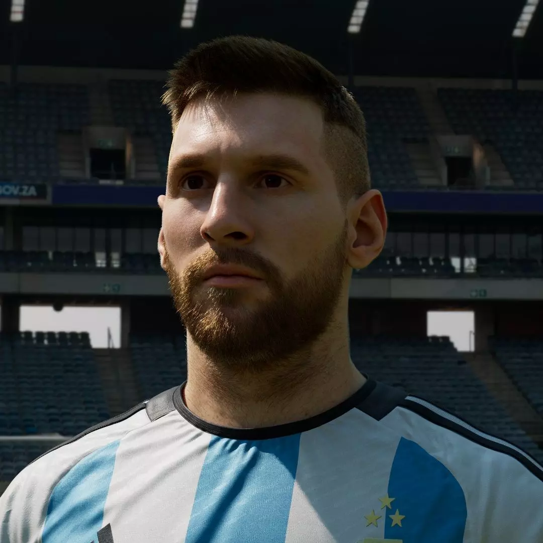 Lionel Messi 3D model_0