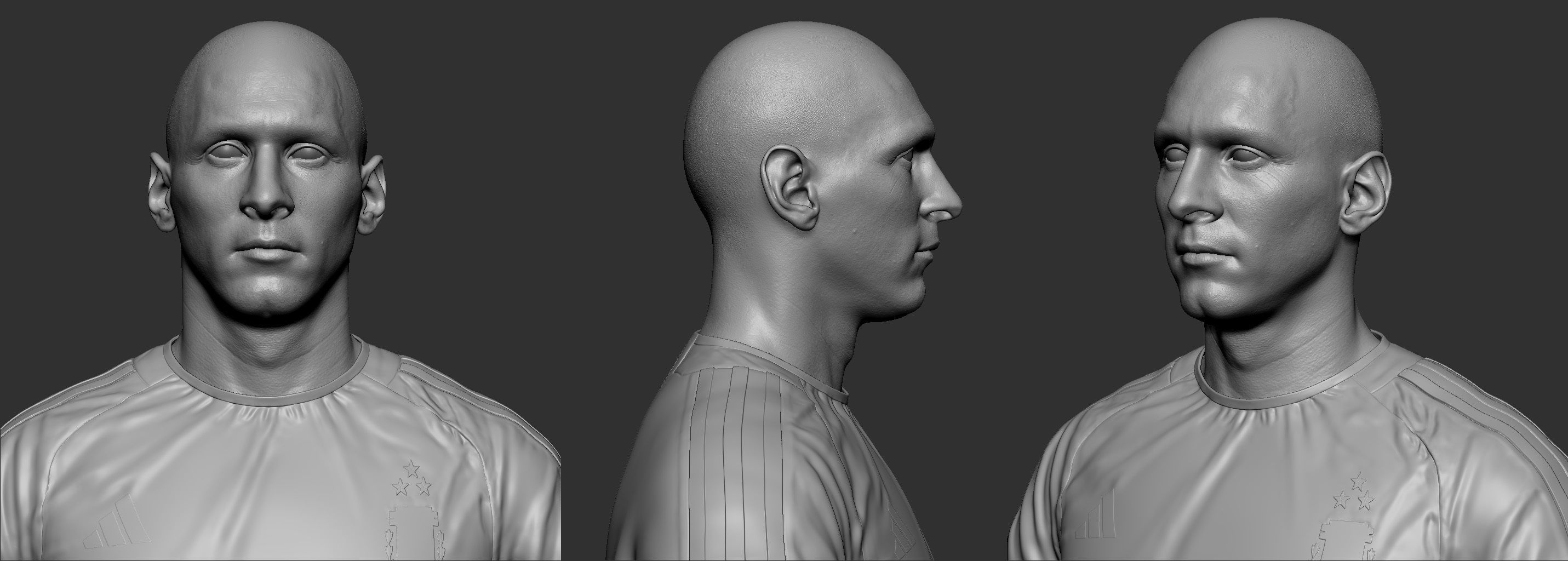 Lionel Messi 3D model_1