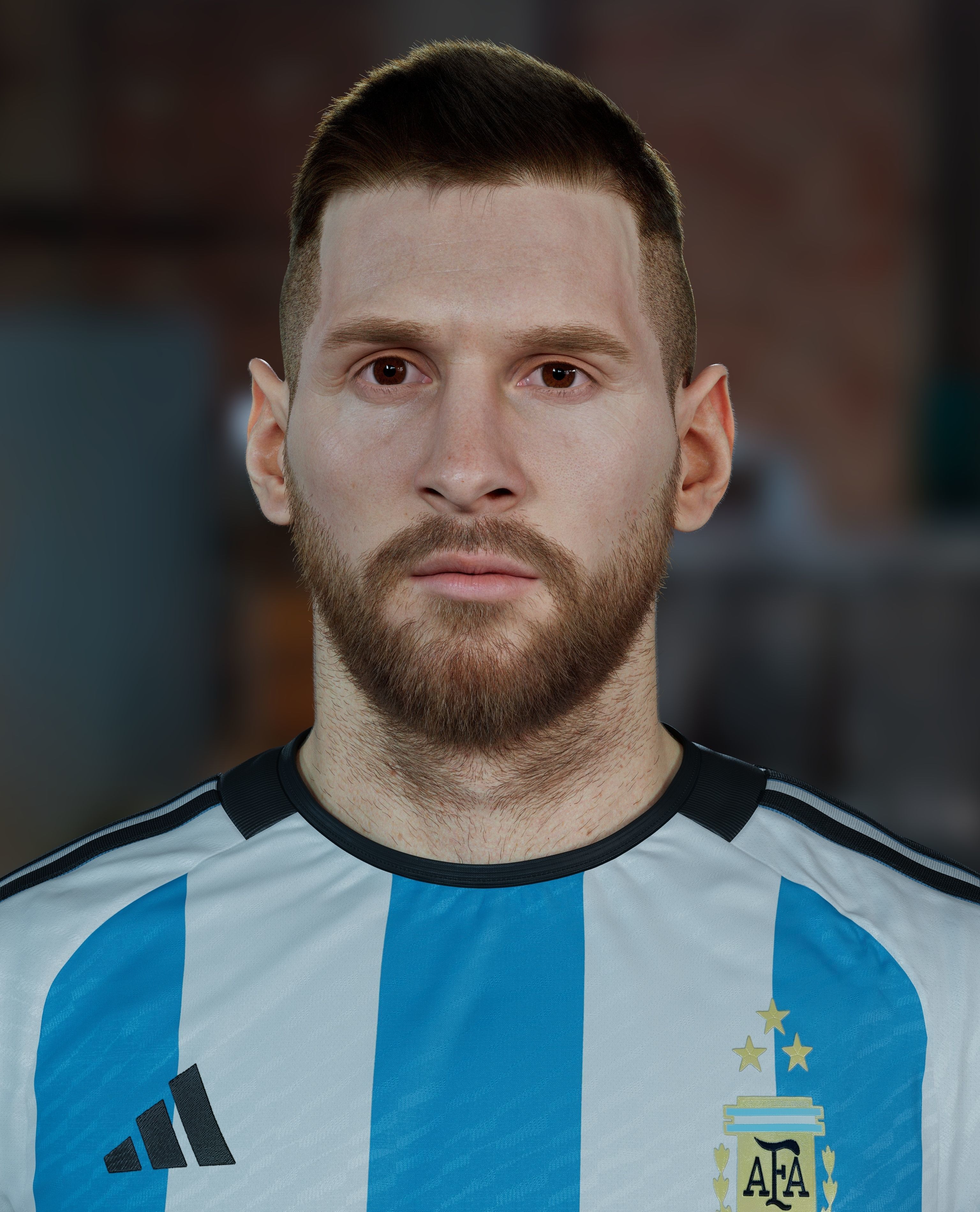 Lionel Messi 3D model_6