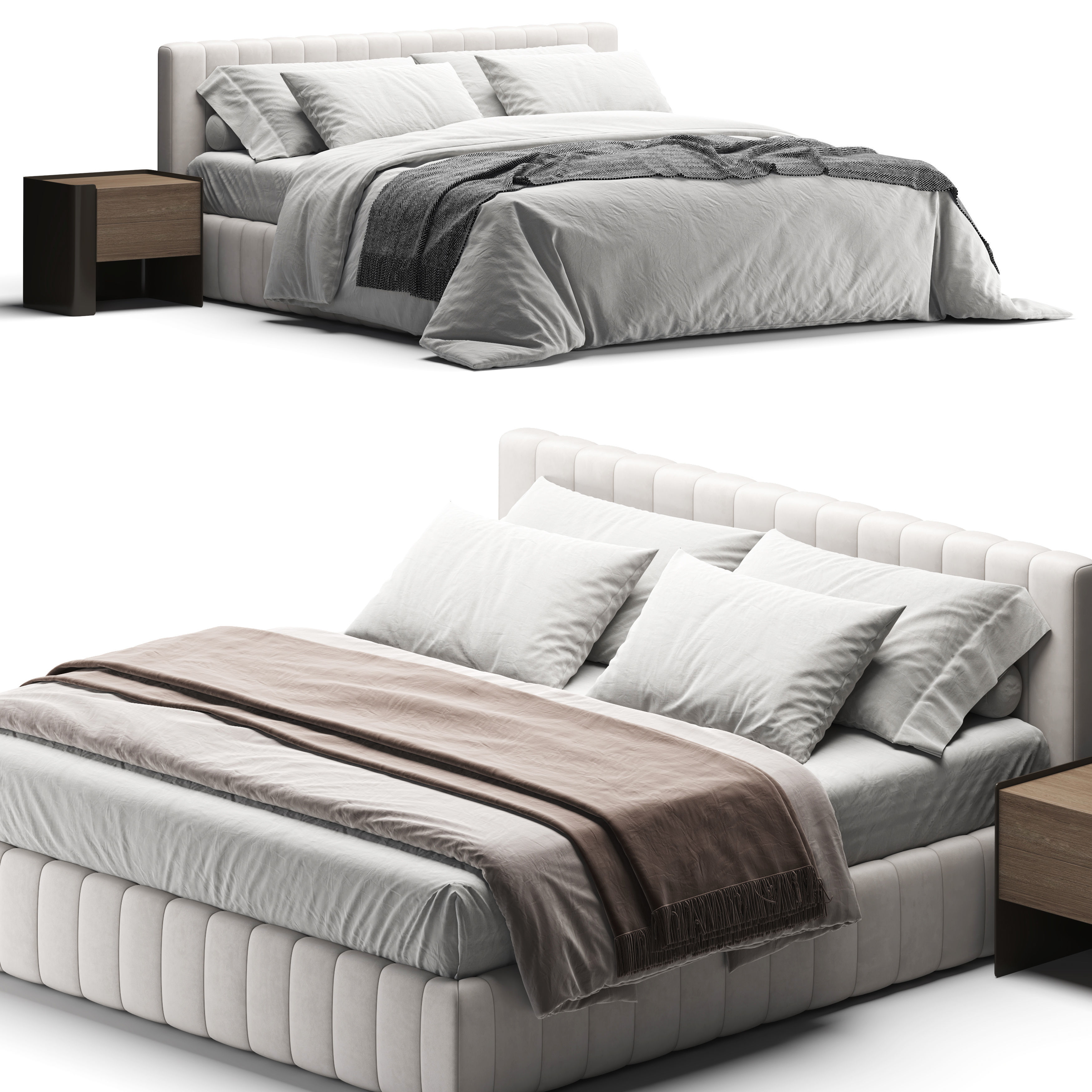 Nico bed 3D model_1