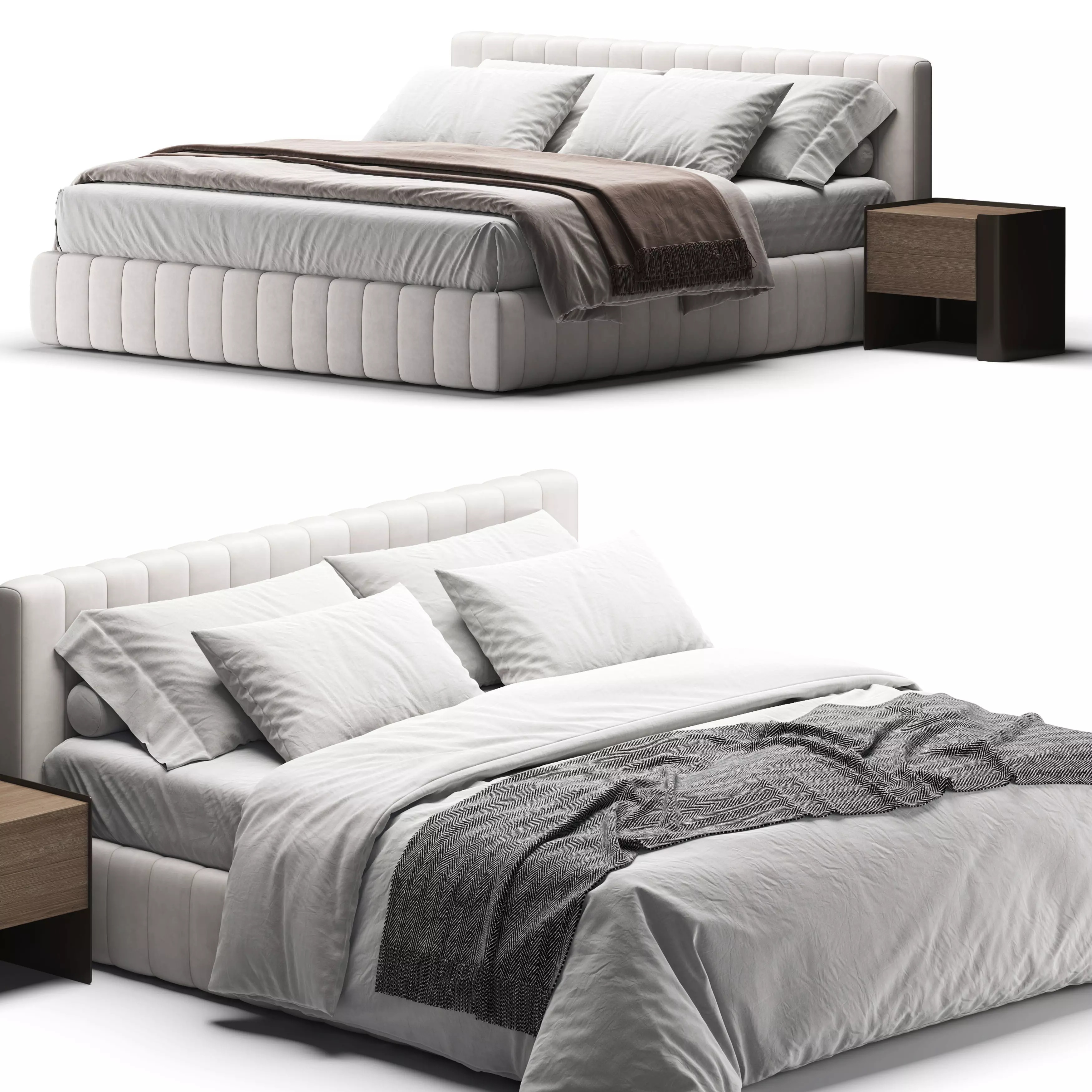 Nico bed 3D model_0