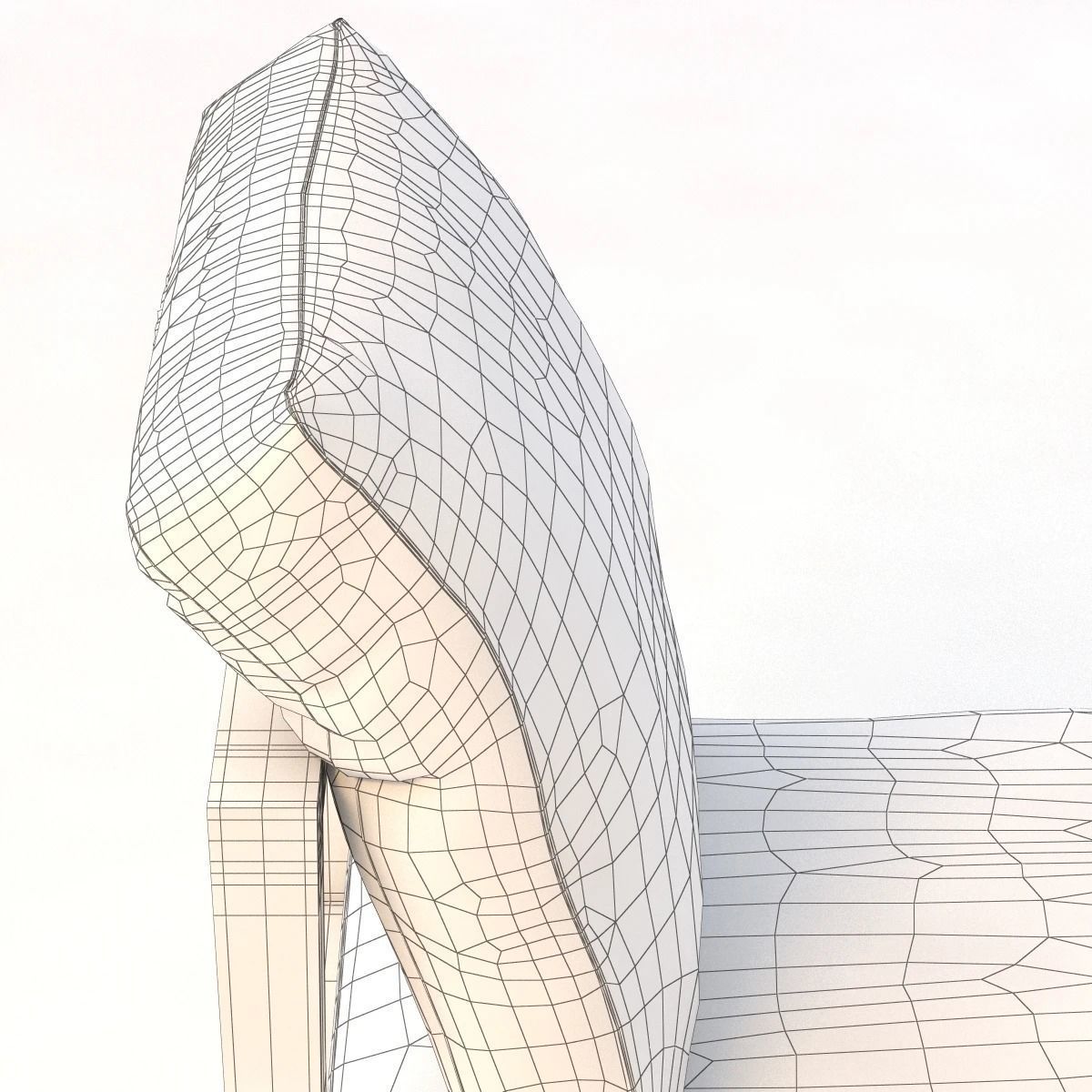 Fall Back Dining Chair 3D model_11