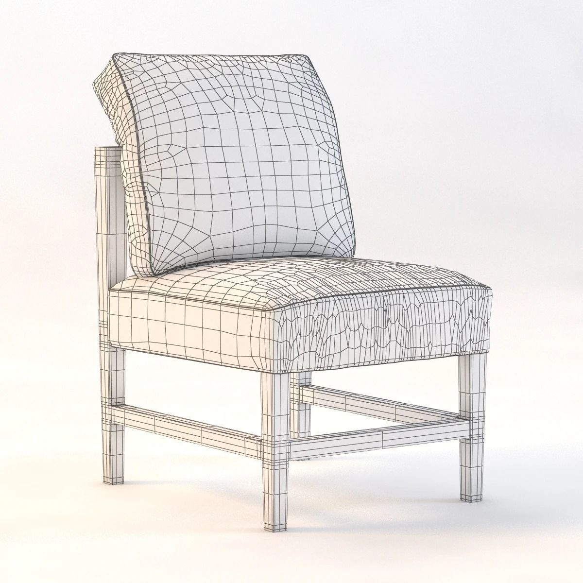 Fall Back Dining Chair 3D model_13