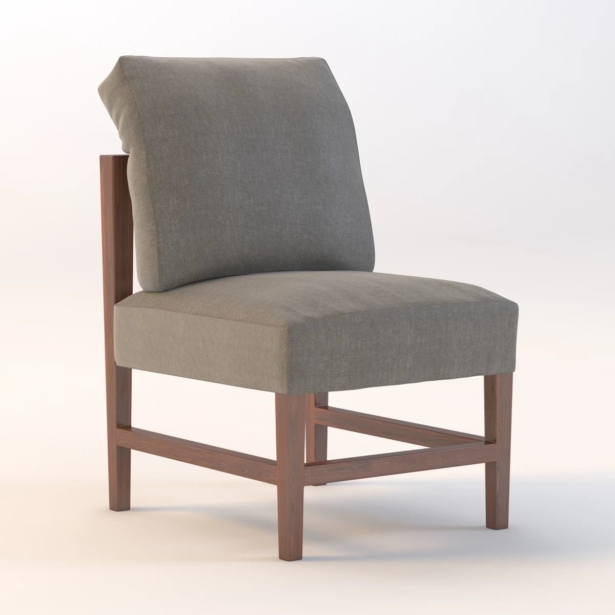 Fall Back Dining Chair 3D model_1