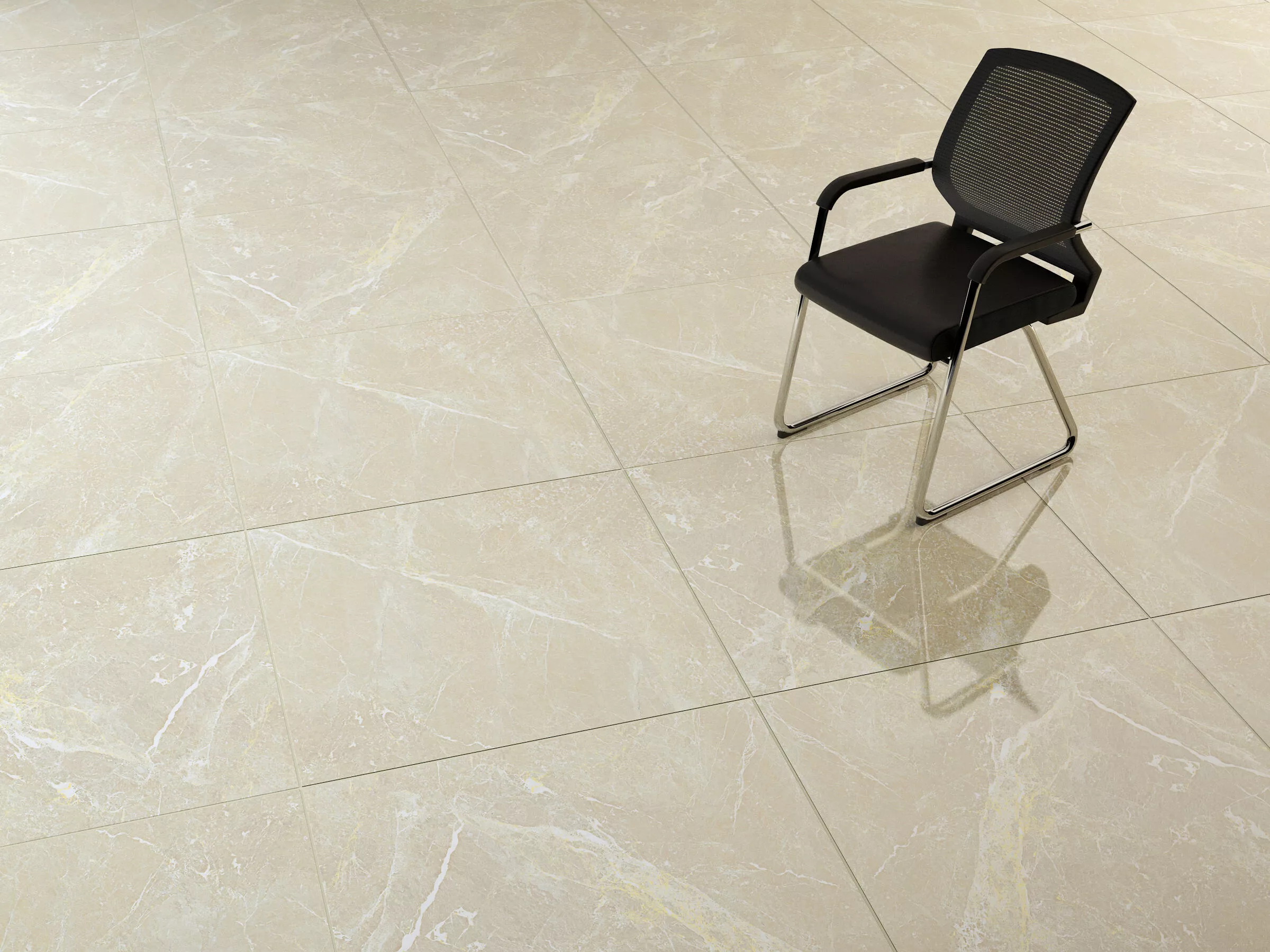 Insignia Ivory Marble Gloss Tile 894 x 894 mm Texture Map Texture