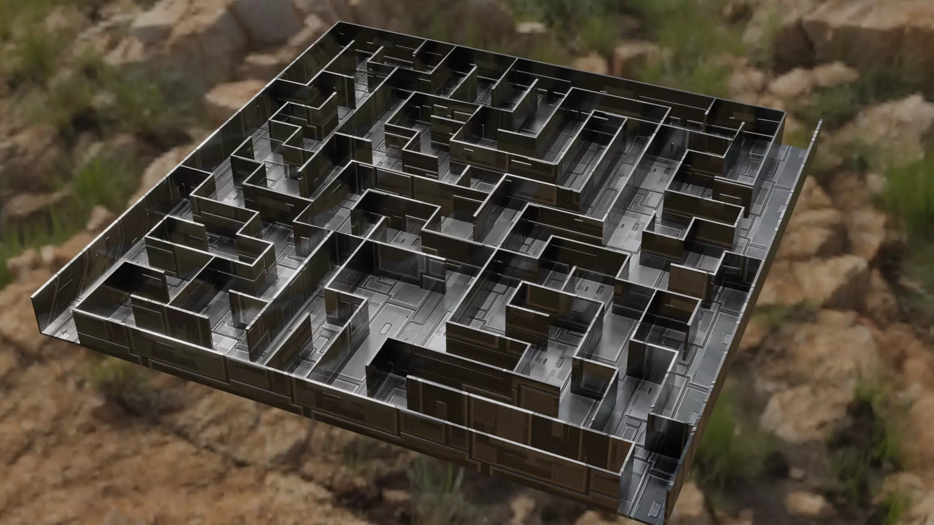 Sci fi Maze 3D model