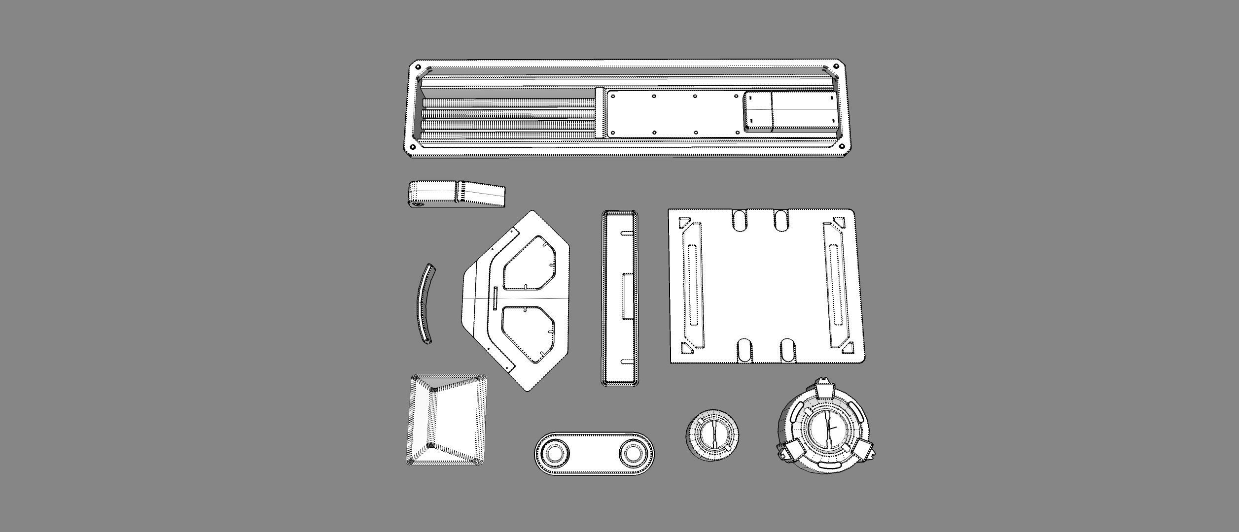 Sci fi trim sheets 1 3D model_20