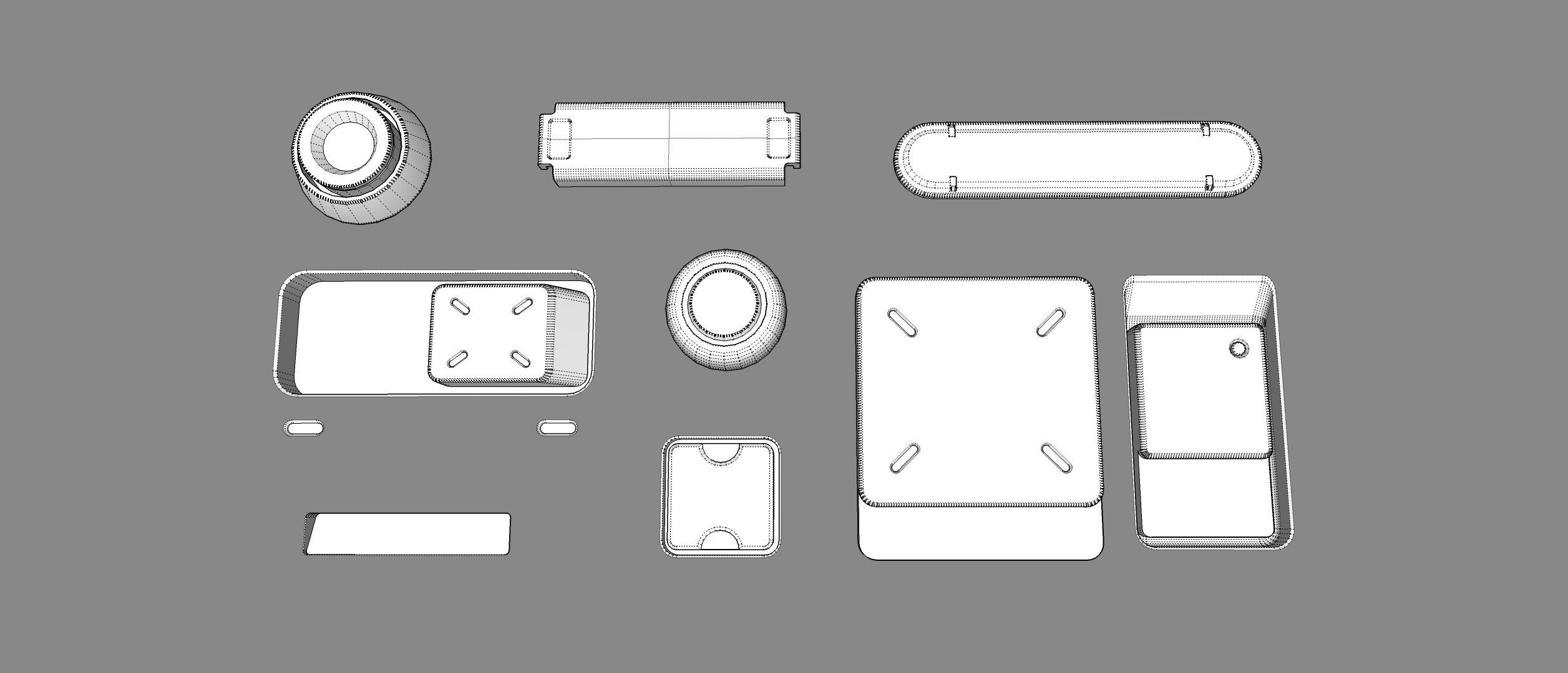 Sci fi trim sheets 1 3D model_22