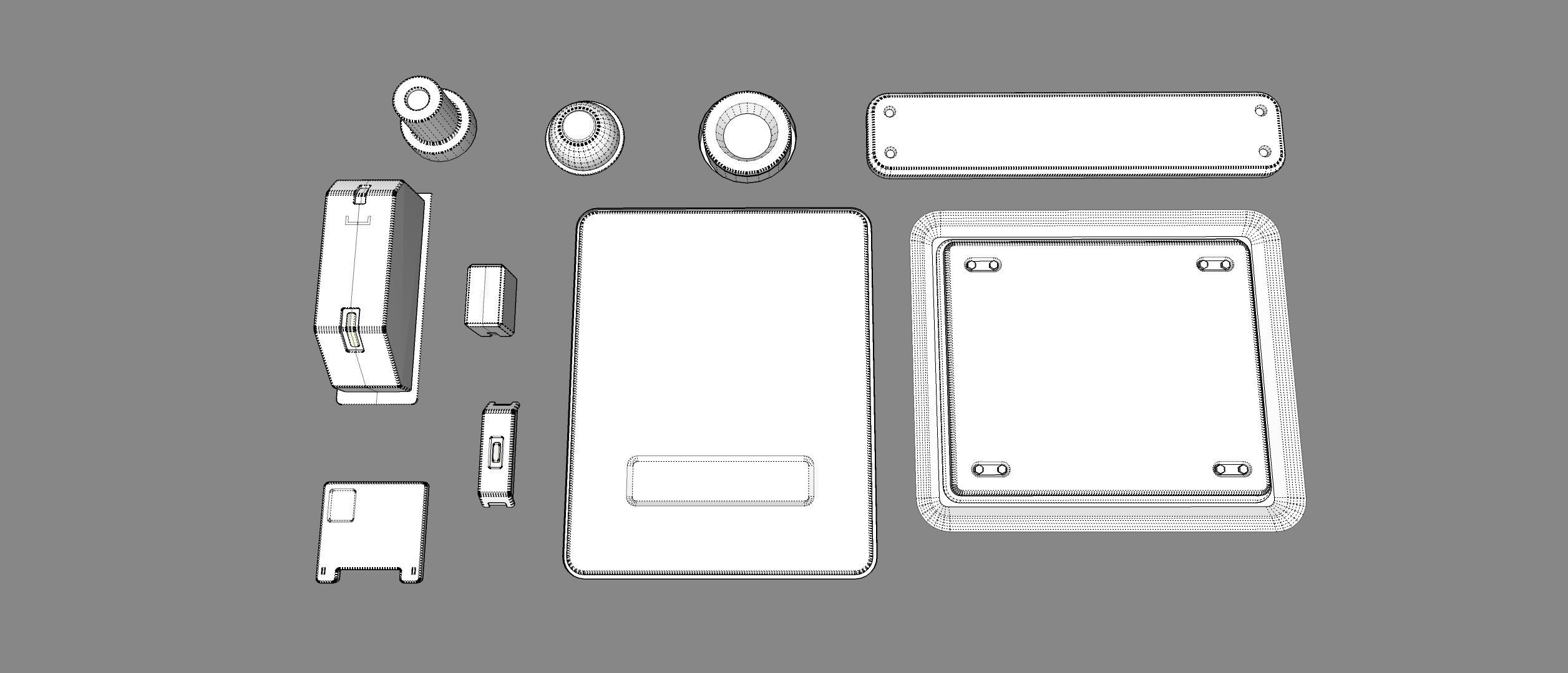 Sci fi trim sheets 1 3D model_24