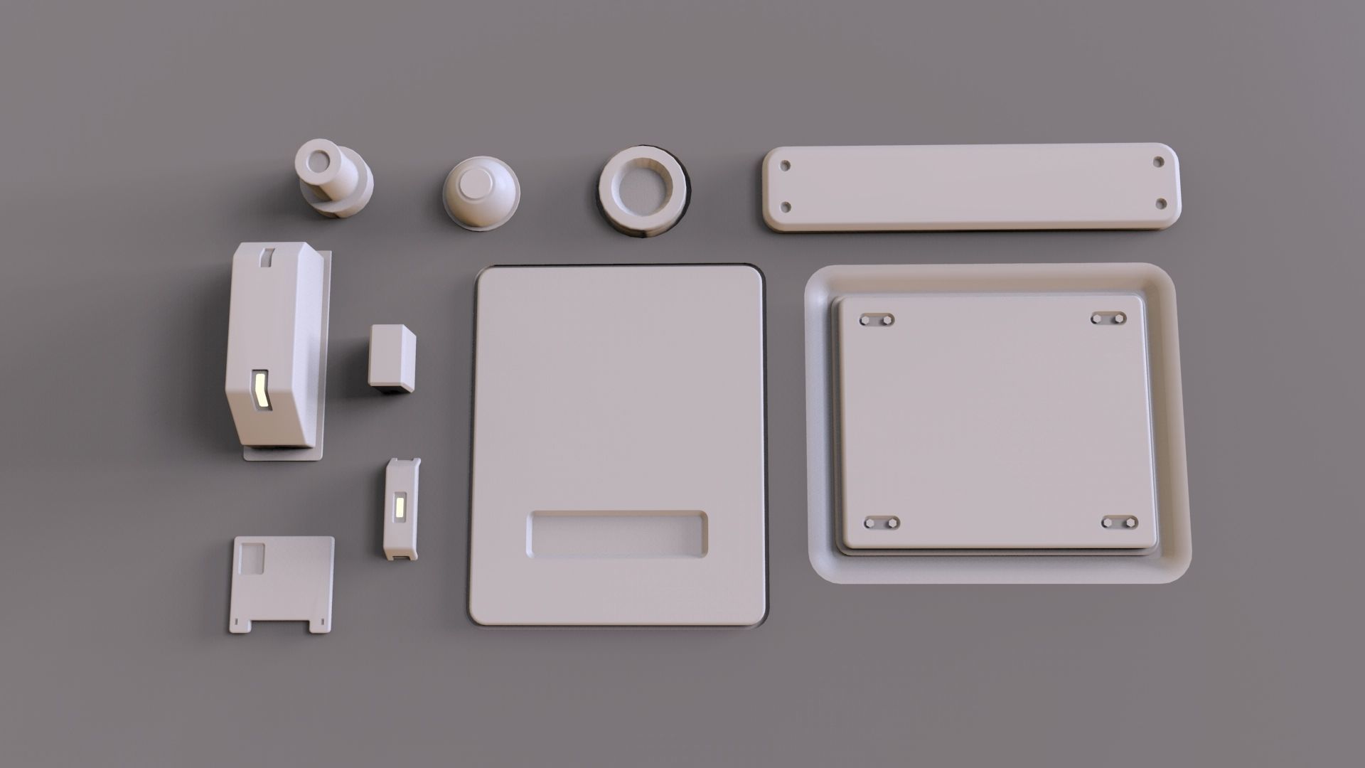 Sci fi trim sheets 1 3D model_12