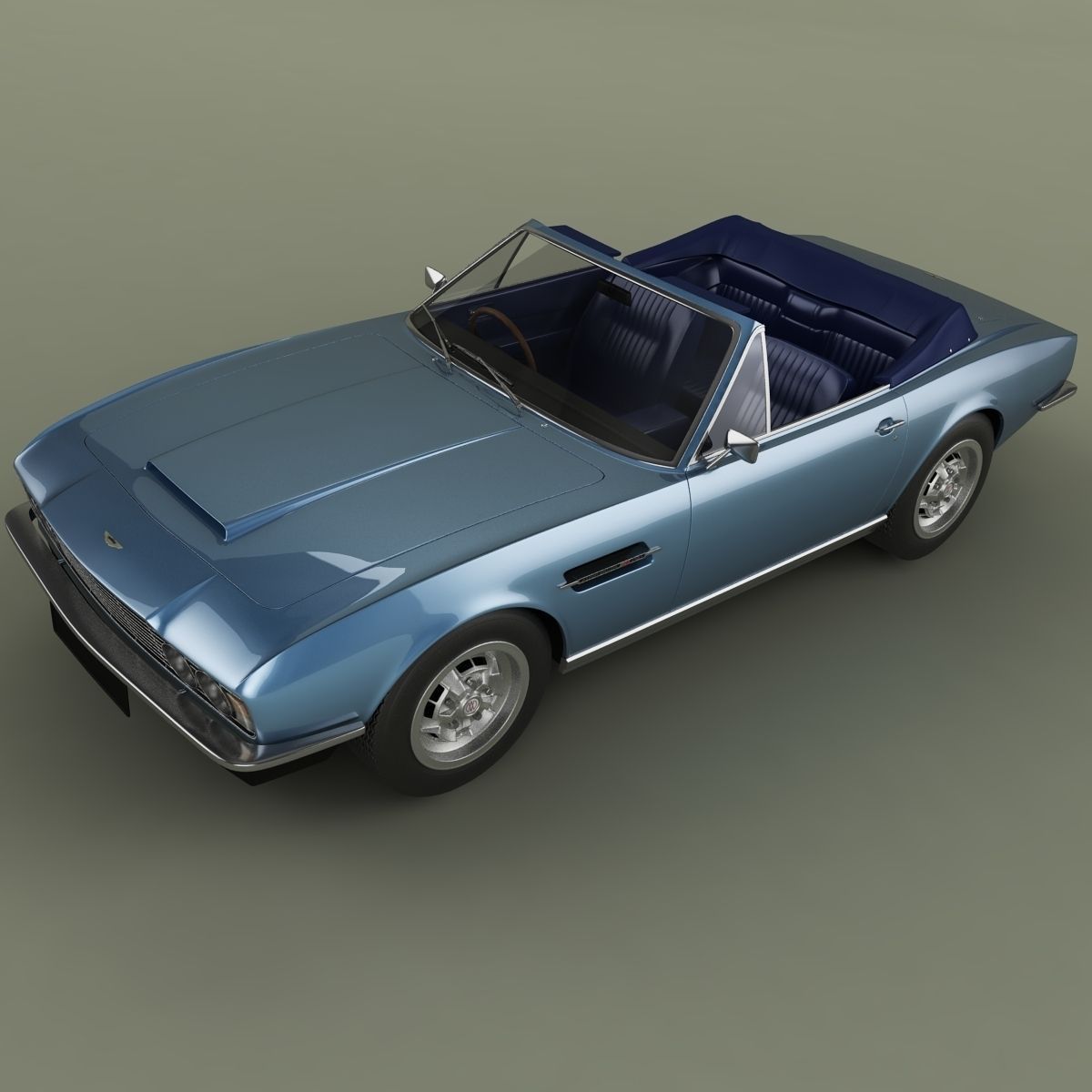Aston Martin DBS Convertible 3D model_5