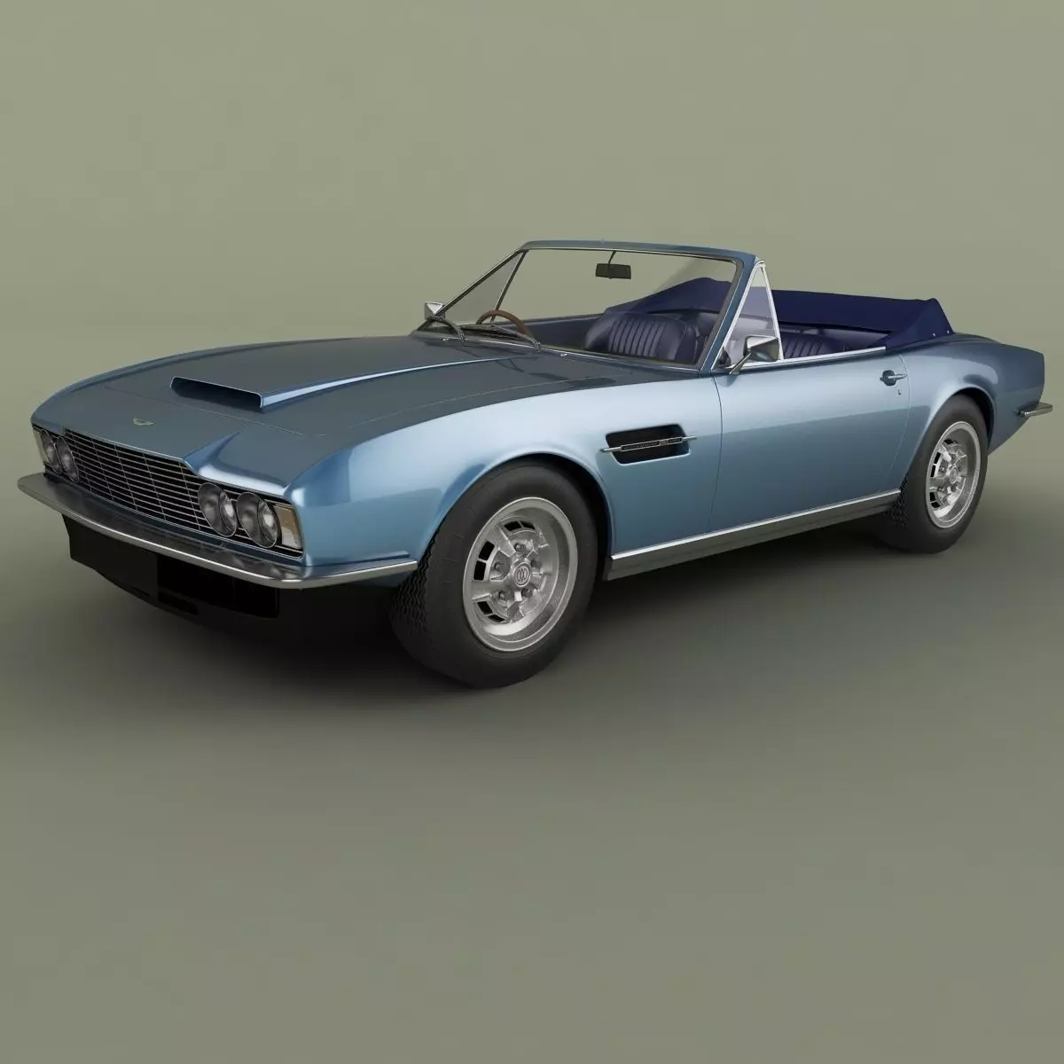 Aston Martin DBS Convertible 3D model_0