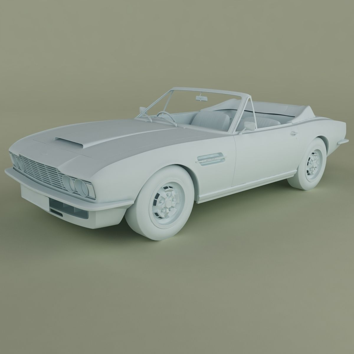 Aston Martin DBS Convertible 3D model_9