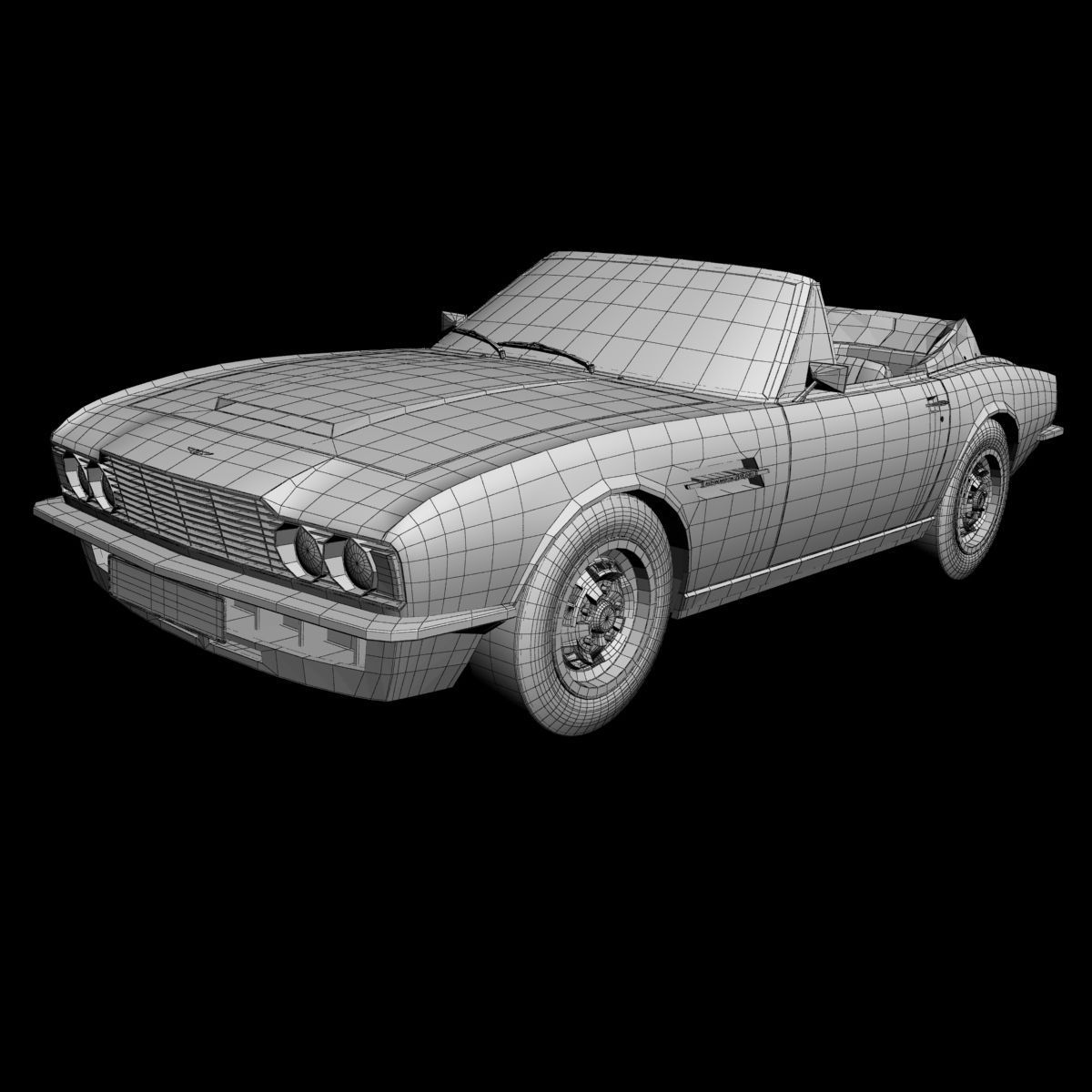 Aston Martin DBS Convertible 3D model_12