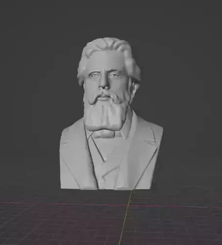 Herman Melville 3D print model