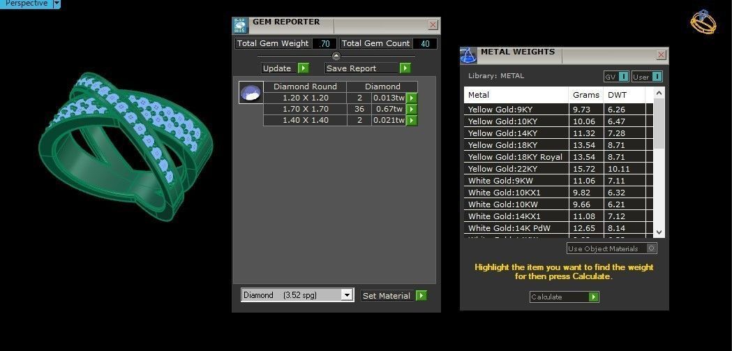 X ring 55 3D print model_5