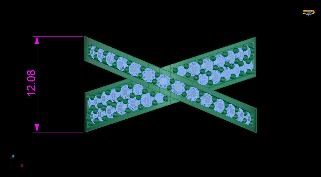 X ring 55 3D print model_4