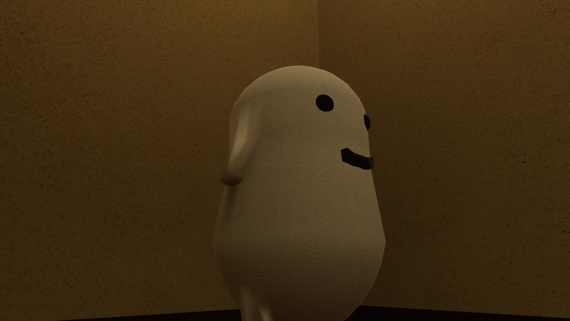 VRChat Avatar Small Snowman Low-poly 3D model_1