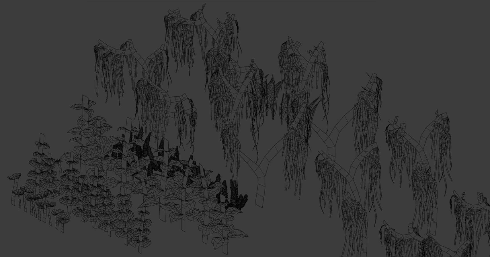 Glowing alien herbs 9 Low-poly 3D model_11
