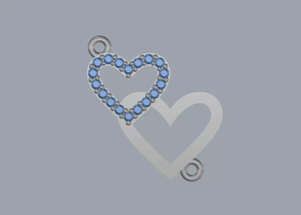 heart necklace Free 3D print model