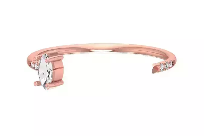 Women Light Weight Band Ring