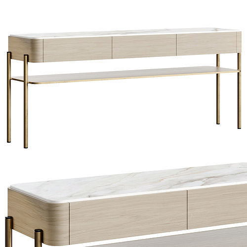 Ana Roque AMAN Console Table Low-poly 3D model