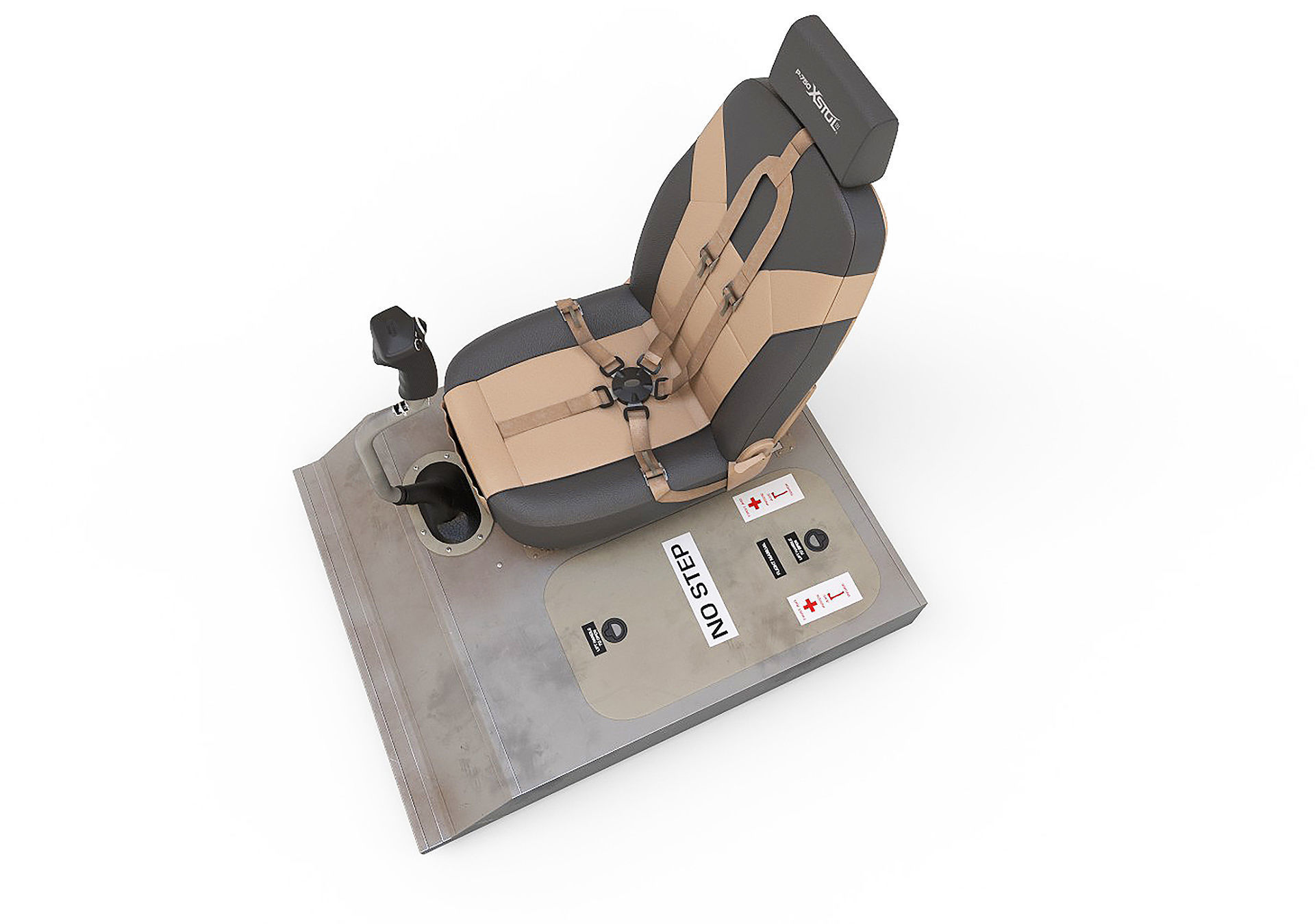 Pilot Seat 3D model_2