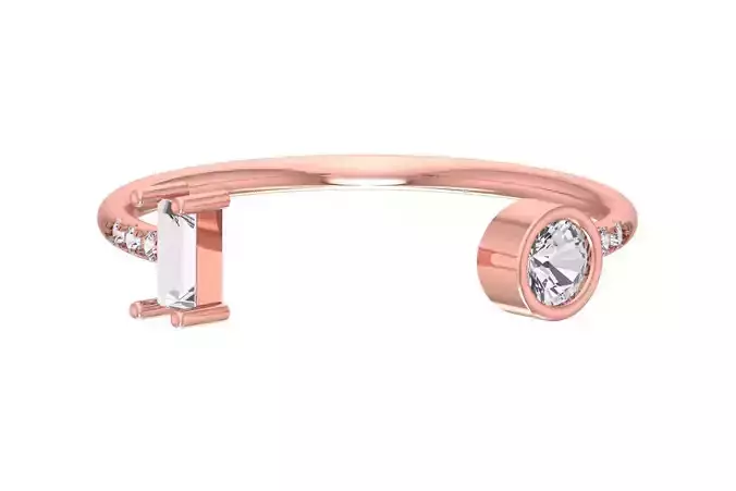 Women Light Weight Band Ring