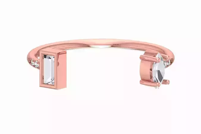 Women Light Weight Band Ring