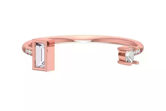 Women Light Weight Band Ring