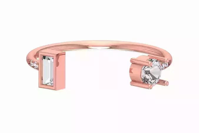 Women Light Weight Band Ring