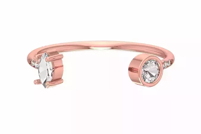 Women Light Weight Band Ring