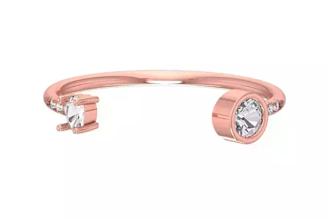 Women Light Weight Band Ring