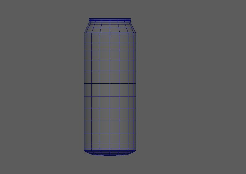 Coors Banquet Beer Low-poly 3D model_14