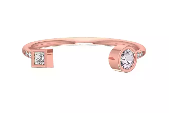 Women Light Weight Band Ring