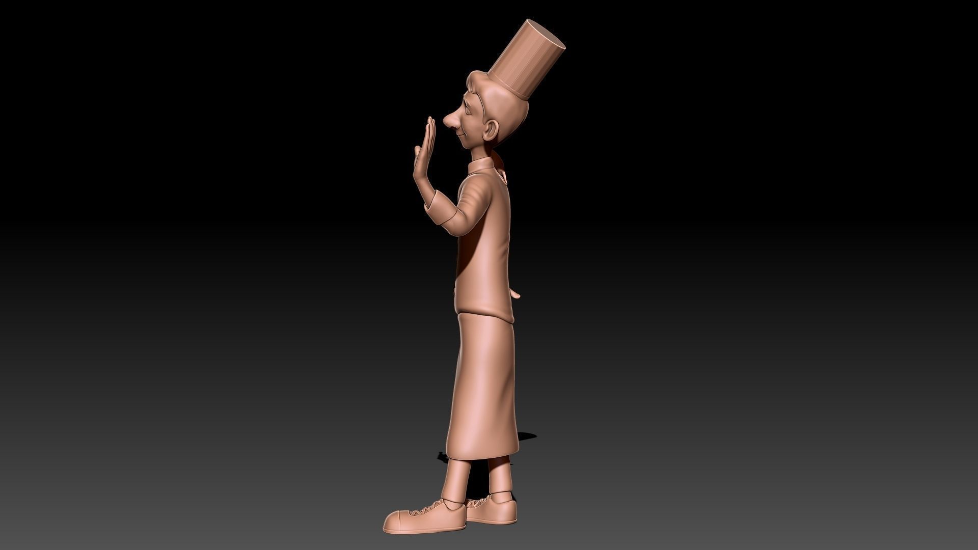 ratatouille chef 3D print model_5