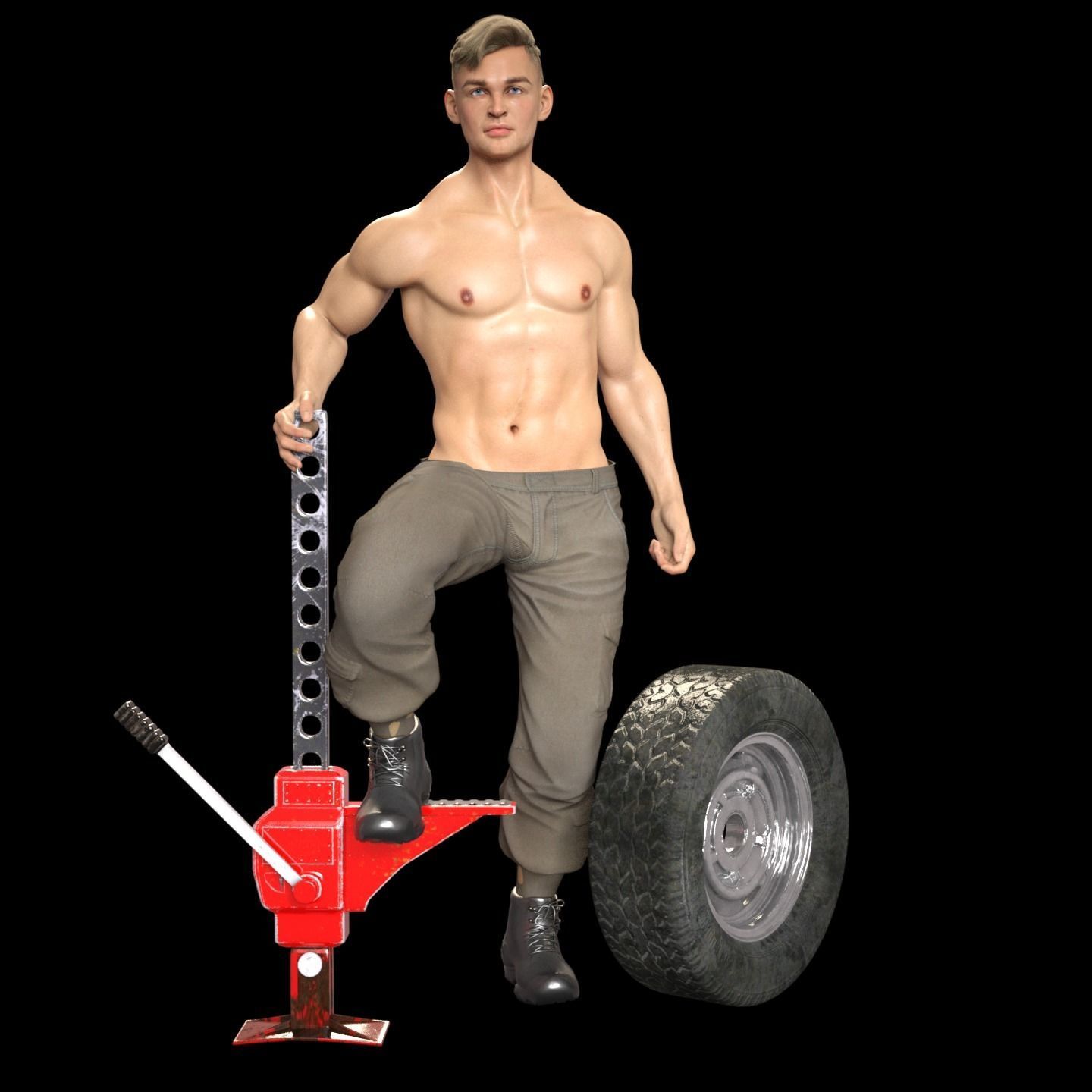 BOY MECHANIC 4 3D model 3D printable | CGTrader