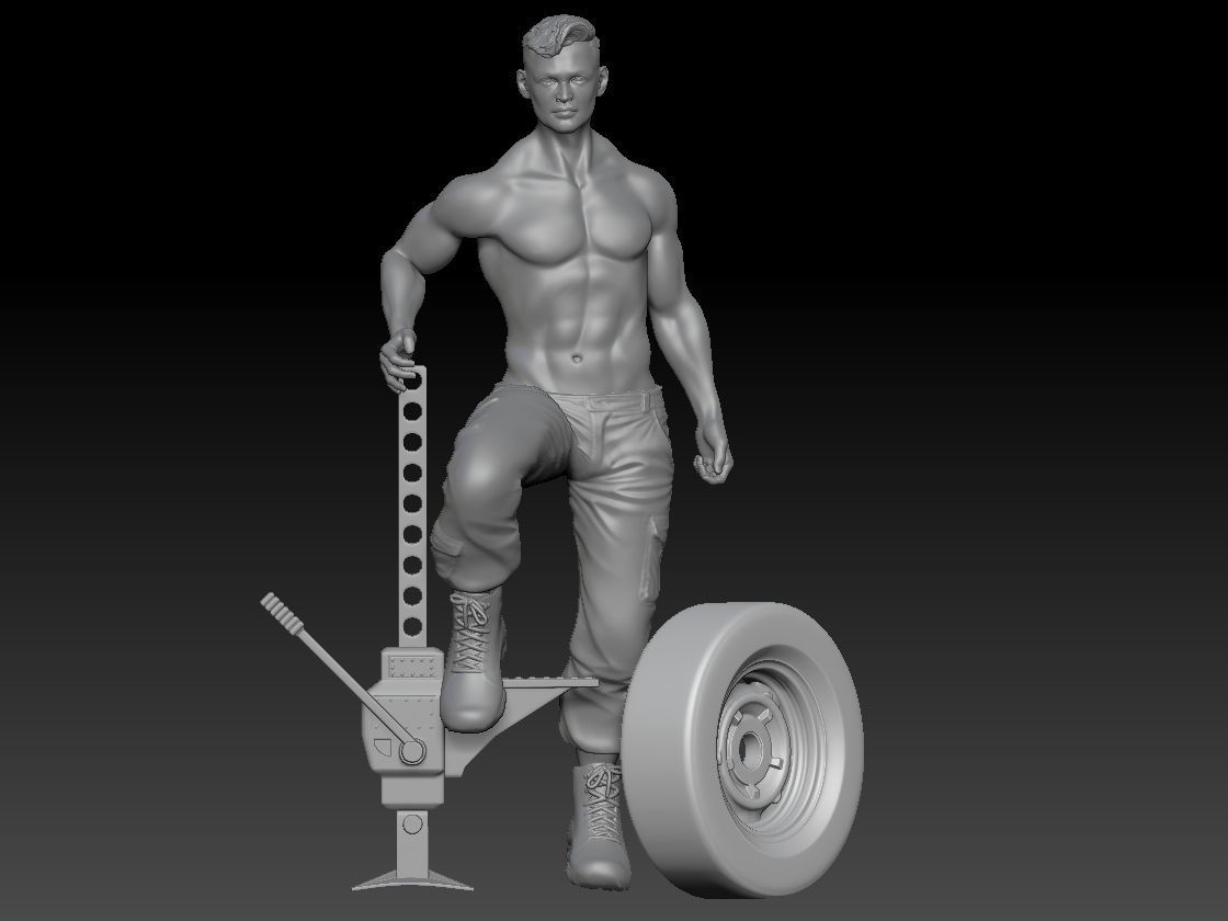 BOY MECHANIC 4 3D print model_1