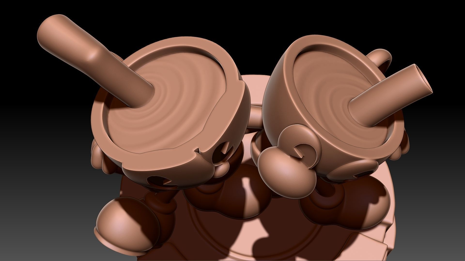 Cuphead Mugman  3D print model_1