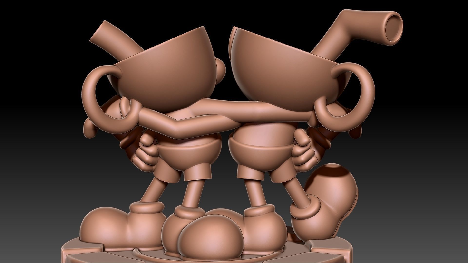 Cuphead Mugman  3D print model_10