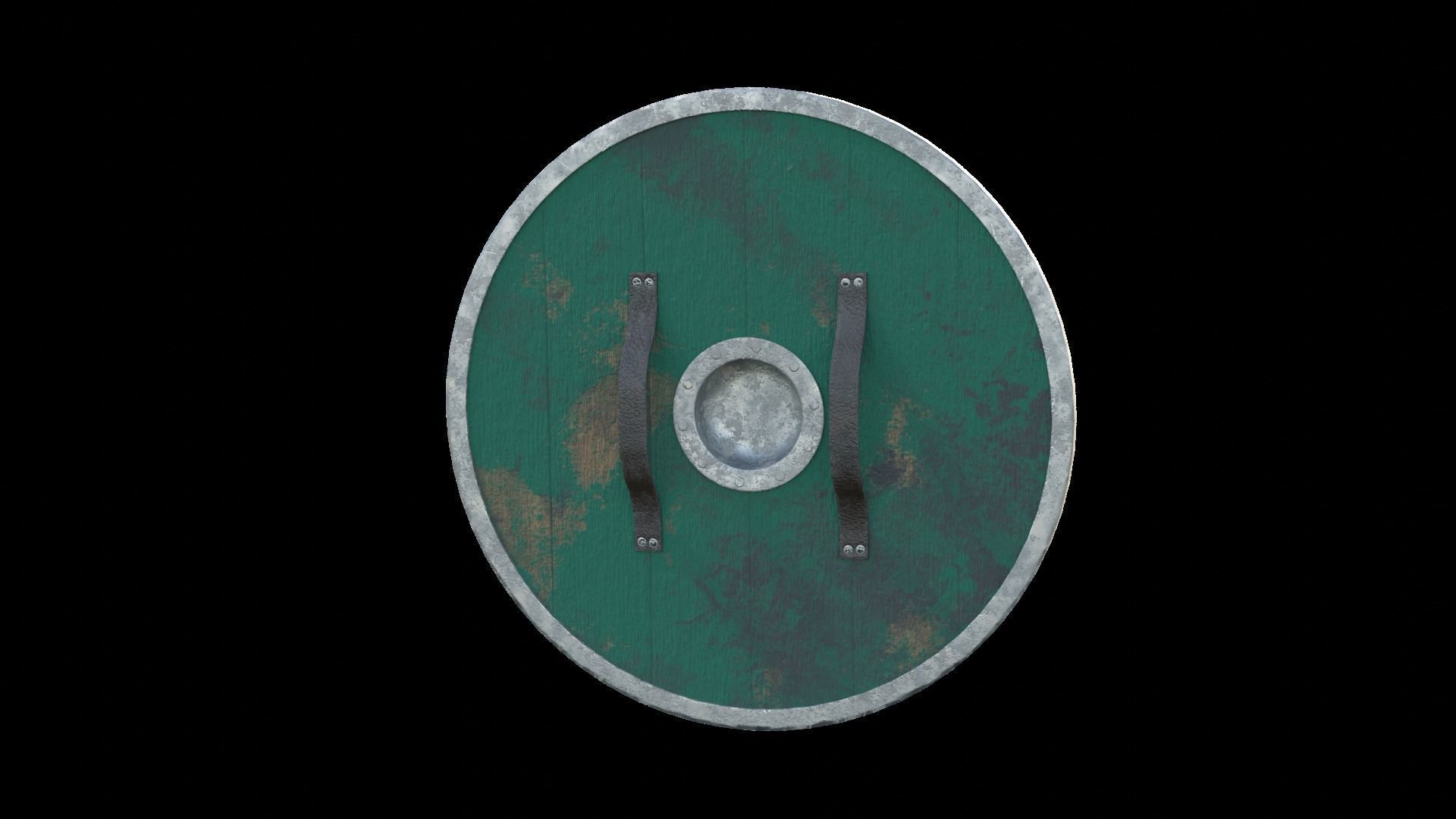 Shield Collection Low-poly 3D model_13