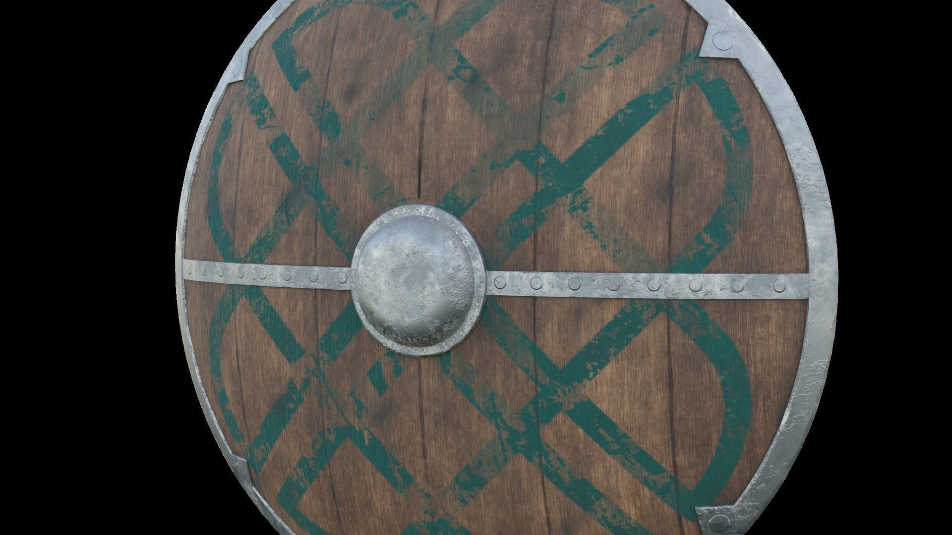 Shield Collection Low-poly 3D model_28