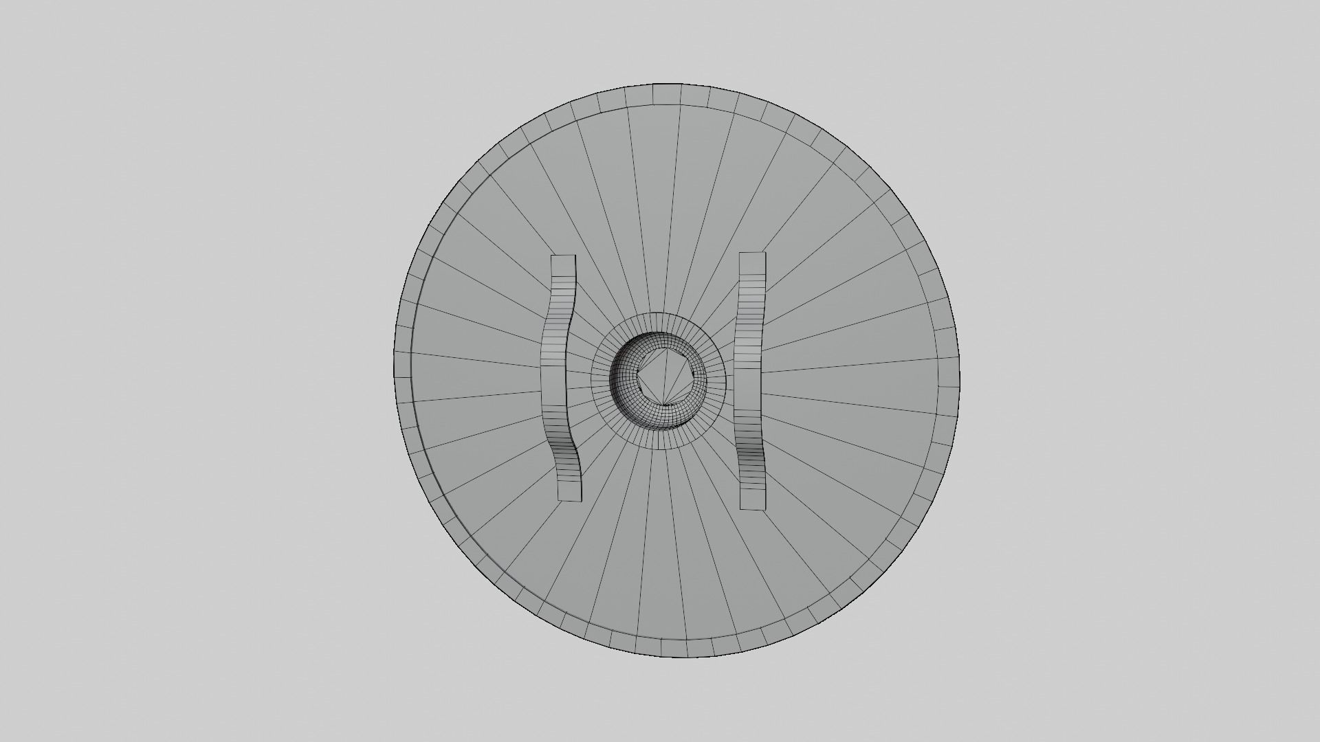 Shield Collection Low-poly 3D model_16