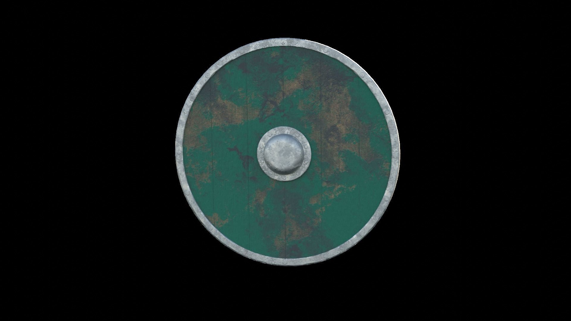 Shield Collection Low-poly 3D model_12