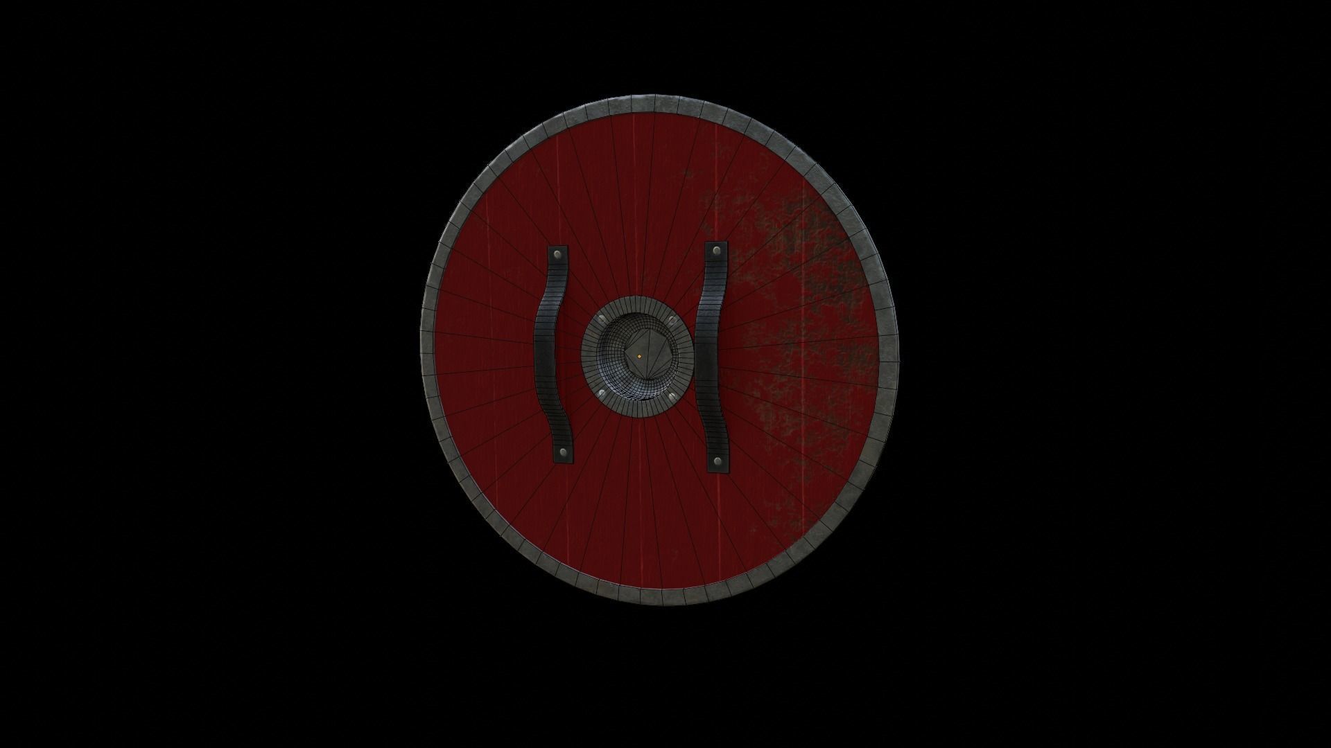 Shield Collection Low-poly 3D model_6
